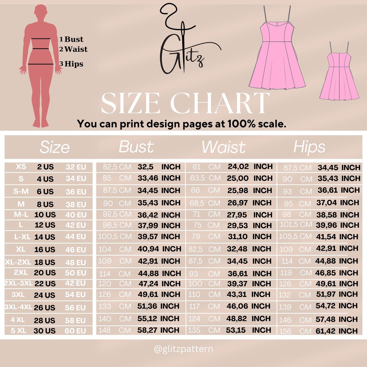 Strappy Mini Dress Sewing Pattern Flared Mini Prom Dress Digital Pattern PDF US 2-30 size A0 - A4 - LETTER