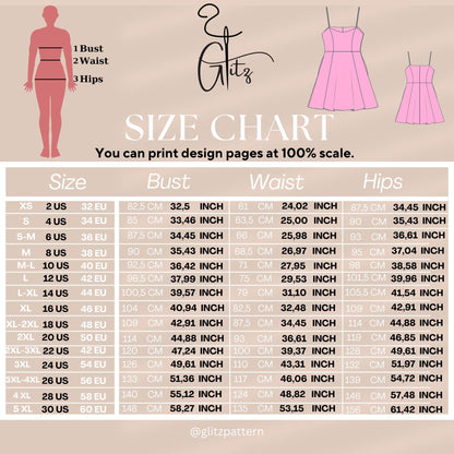 Strappy Mini Dress Sewing Pattern Flared Mini Prom Dress Digital Pattern PDF US 2-30 size A0 - A4 - LETTER