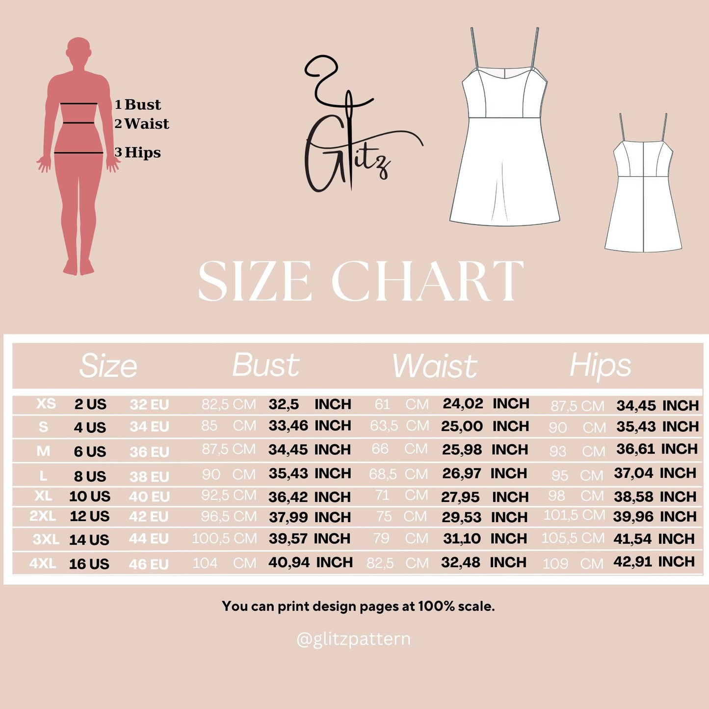 Spaghetti Straps Mini A Line Summer Linen Dress Sewing Pattern Easy Sewing Pattern