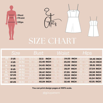 Spaghetti Straps Mini A Line Summer Linen Dress Sewing Pattern Easy Sewing Pattern