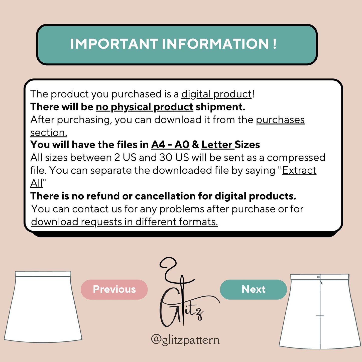 Mini Skirt Sewing Pattern A line Mini Skirt Easy Pattern PDF Digital Pattern