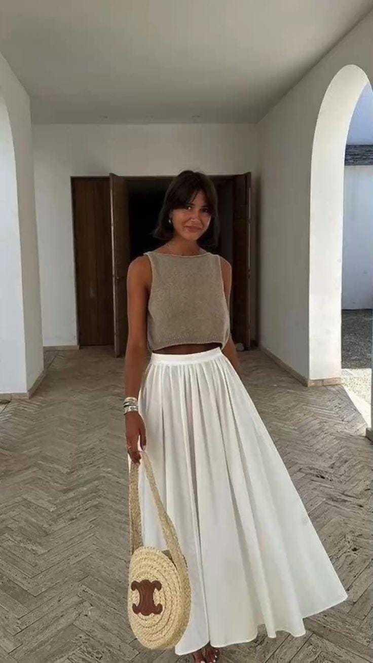 Clara Maxi Skirt Sewing Pattern Easy Digital PDF Plus Size Pattern