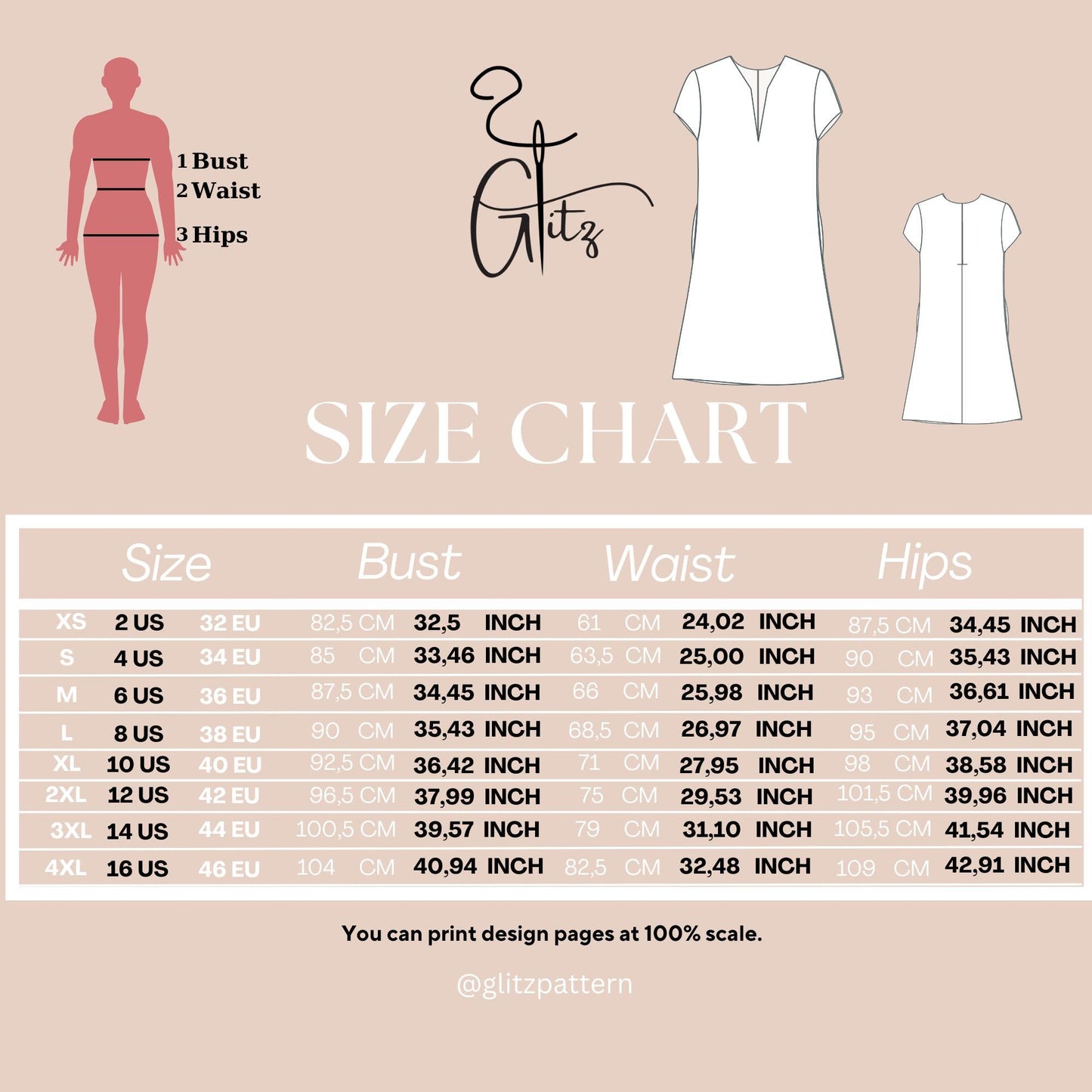 Mini Summer Dress Sewing Pattern Linen Dress Pattern Tent Dress Easy Sewing Pattern