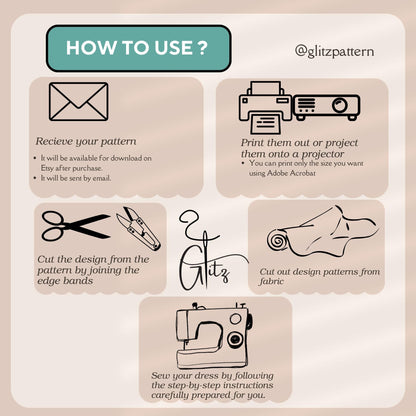 One Shoulder Prom Dress Sewing Pattern Bachelorette Dress Bridesmaid Dress Ball Gown Bridal Gown