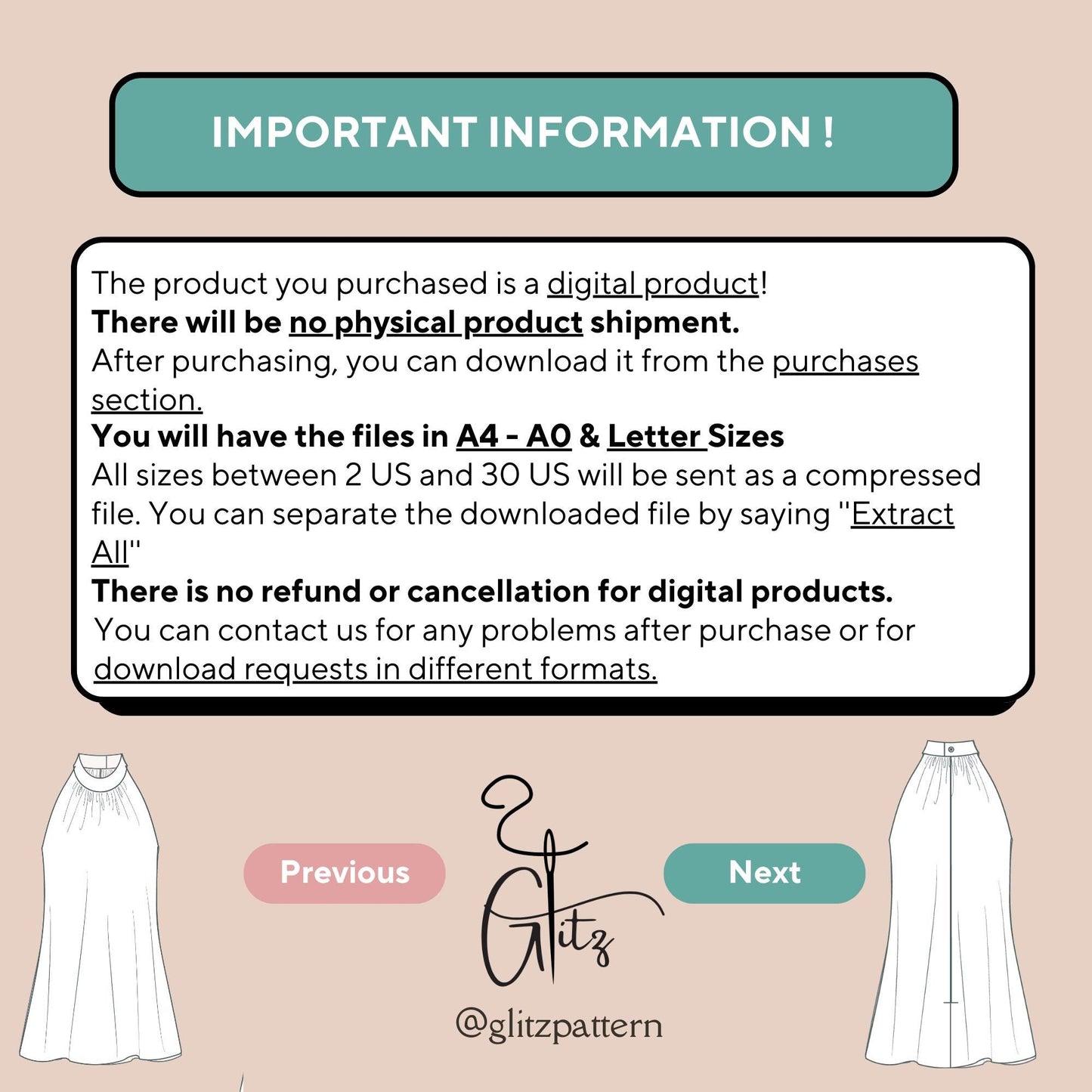 Talya Halter Neck Mini Dress Pattern, Bridal Gown Dress Pattern, Ball Gown Elegant Dress, PDF Digital Sewing Pattern