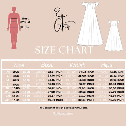 Off Shoulder Sweetheart Neck Prom Dress Sewing Pattern Ball Gown Bridal Gown Wedding Dress Pattern