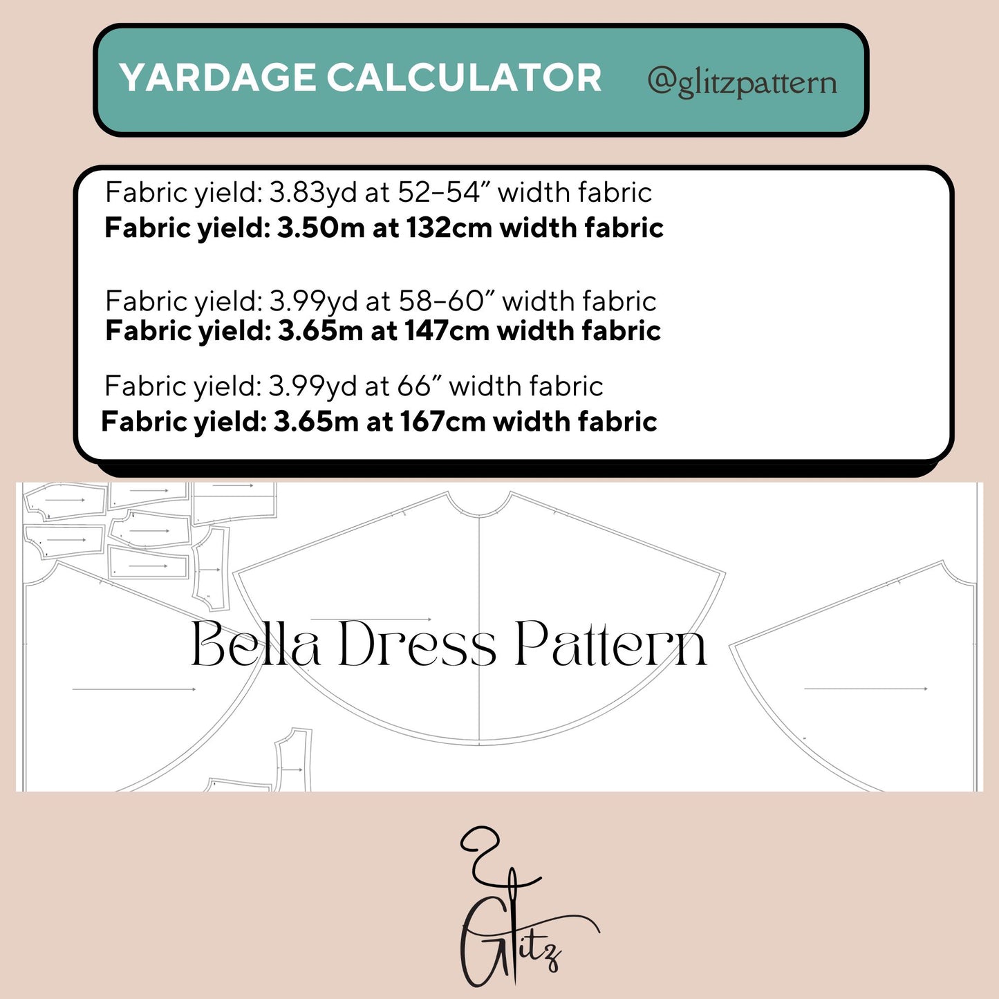 Bella Midi Dress Sewing Pattern Bridal Dress Pattern Off Shoulder Dress Ball Gown Dress PDF Digital Sewing Pattern