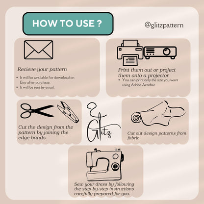 Women’s Two Piece Sewing Pattern PDF | Crop Top & High Waist Shorts | Linen Summer Set | A4 A0 Letter | US 2–16 , Boat Neck Crop Top