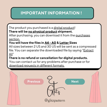 One Shoulder Maxi Tent Summer Dress Sewing Pattern PDF Prom Dress