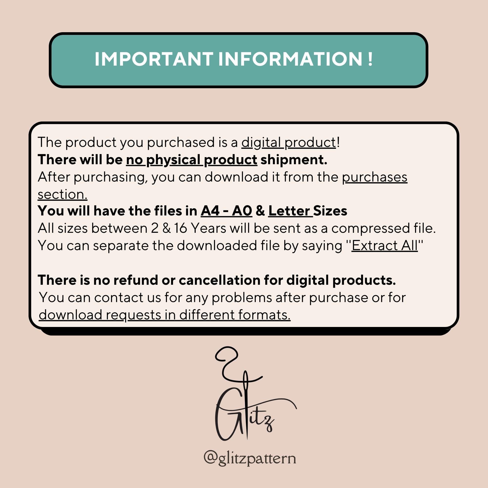 Girls Dress Sewing Pattern Girls Tent Dress Short Flare Sleeve Dress Pattern for Kids Simple Loose Dress Beginner Pattern 2-16Y