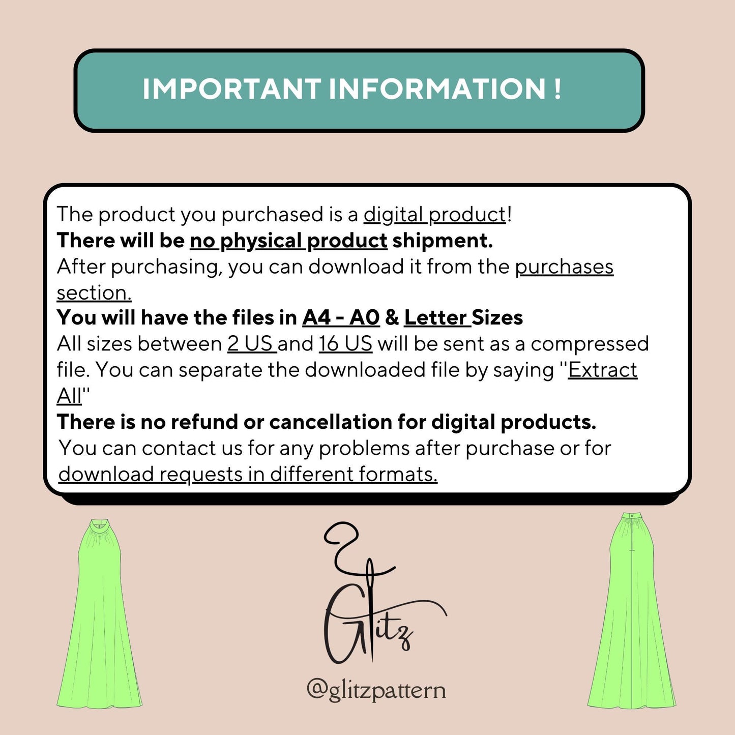 Halter Neck Maxi Summer Dress Sewing Pattern Long Tent Dress Maxi Evening Dress Pattern Easy Sewing Pattern