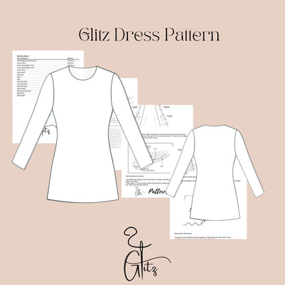 Women Two Piece Set , Loungewear Set Sewing Pattern, Long Sleeve + Wide Leg Pants, Easy Beginner Pattern