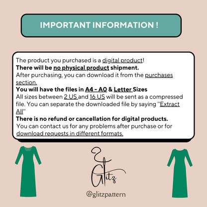 Long Evening Dress Sewing Pattern Square Neck A Line Elegant Dress Pattern Wedding Guest Dress Bridesmaid Dress Pattern Modest Dress