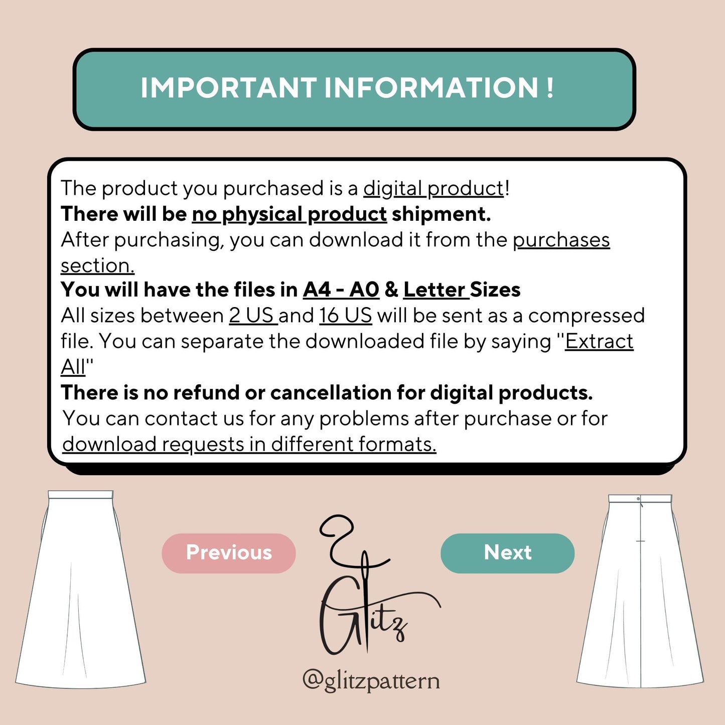 A Line Midi Skirt Sewing Pattern Easy Skirt Pattern Beginner Friendly Women Skirt Pattern Summer Skirt