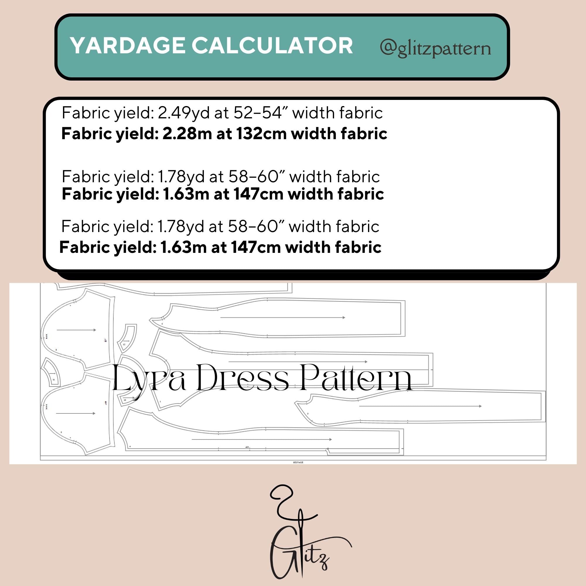 Lyra Midi Pencil Dress Sewing Pattern Evening Cocktail Dress Wedding Guest Dress Digital PDF Sewing Pattern
