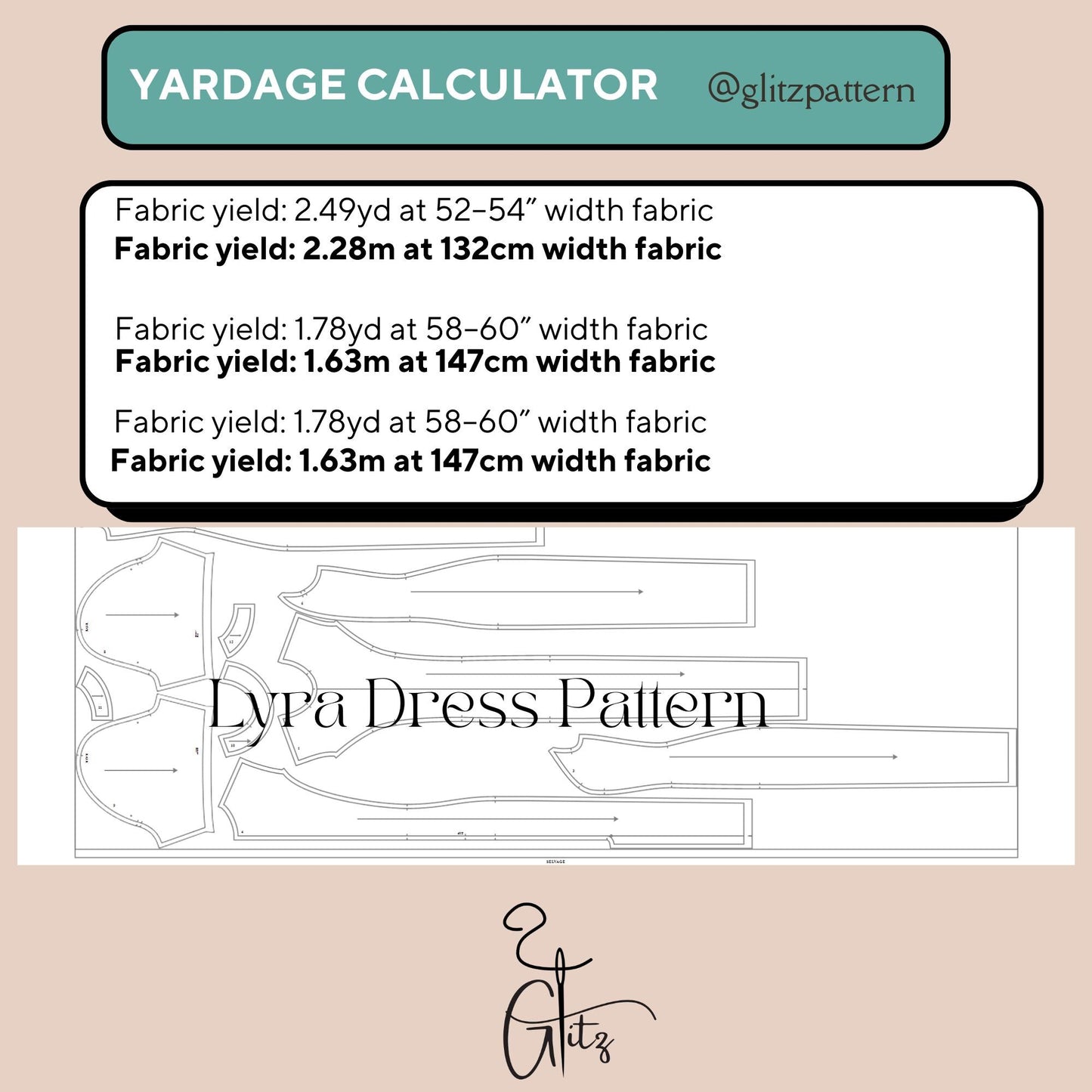 Lyra Midi Pencil Dress Sewing Pattern Evening Cocktail Dress Wedding Guest Dress Digital PDF Sewing Pattern