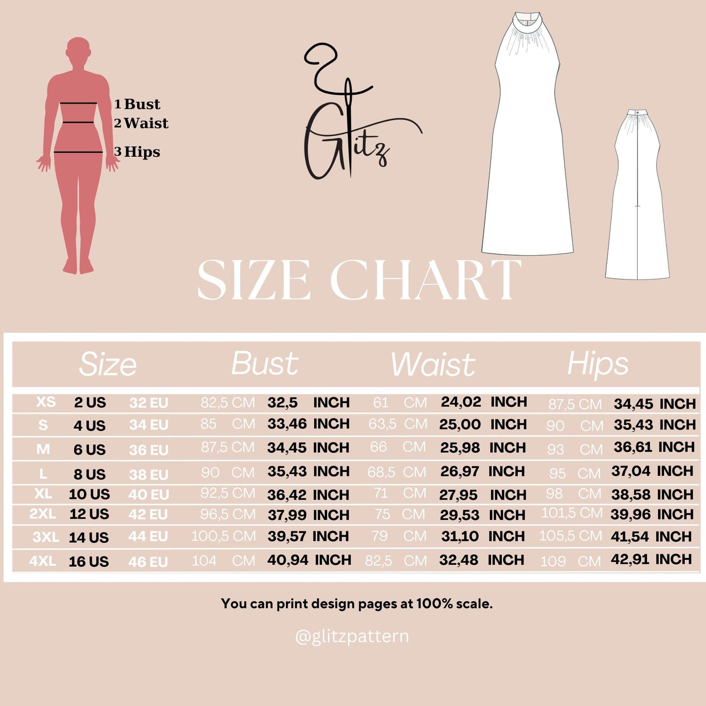 Halter Neck A Line Evening Dress Sewing Pattern Summer Dresses Wedding Guest Dress Prom Dress Easy Sewing Pattern