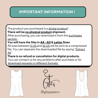 Open Back Dress Sewing Pattern Mini Summer Linen Dress Pattern Backless Dress Women Dress Pattern