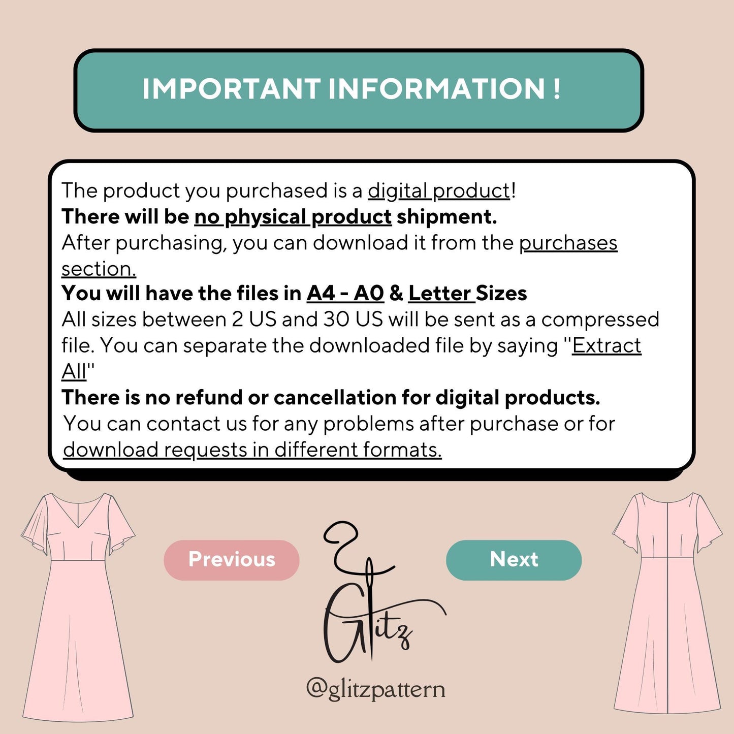 Celine Midi Evening Dress Pattern Cocktail Dress Pattern PDF Digital Sewing Pattern