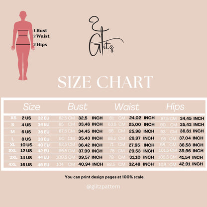 Women’s Two Piece Sewing Pattern PDF | Crop Top & High Waist Shorts | Linen Summer Set | A4 A0 Letter | US 2–16 , Boat Neck Crop Top