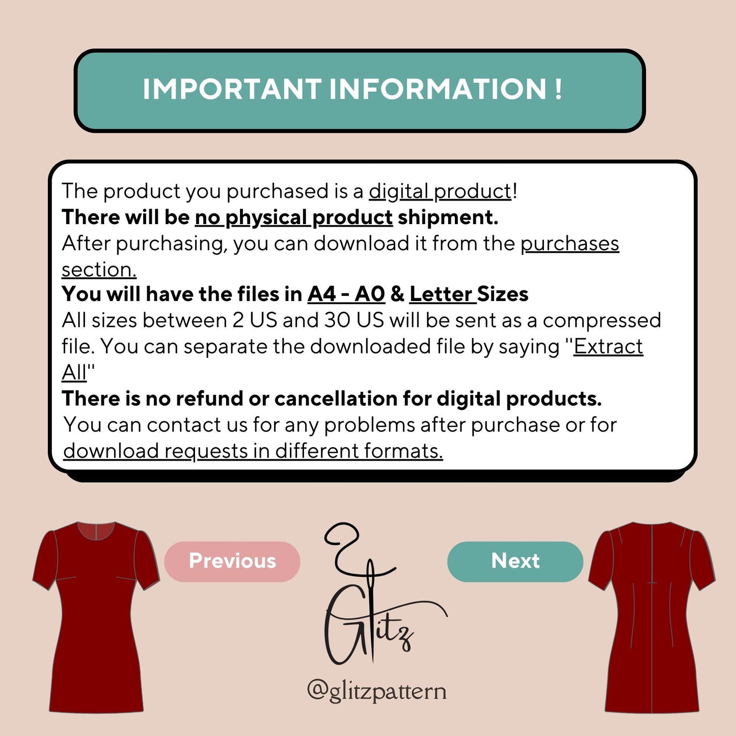 Elegant Mini Dress with Puff Sleeves Sewing Pattern PDF Digital Easy Sewing Pattern