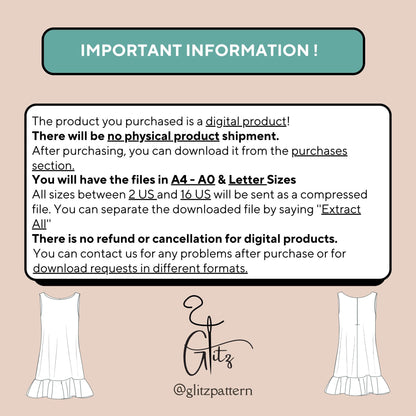 Mini Summer Dress Sewing Pattern Mini Cocktail Dress Pattern Flounce Dress