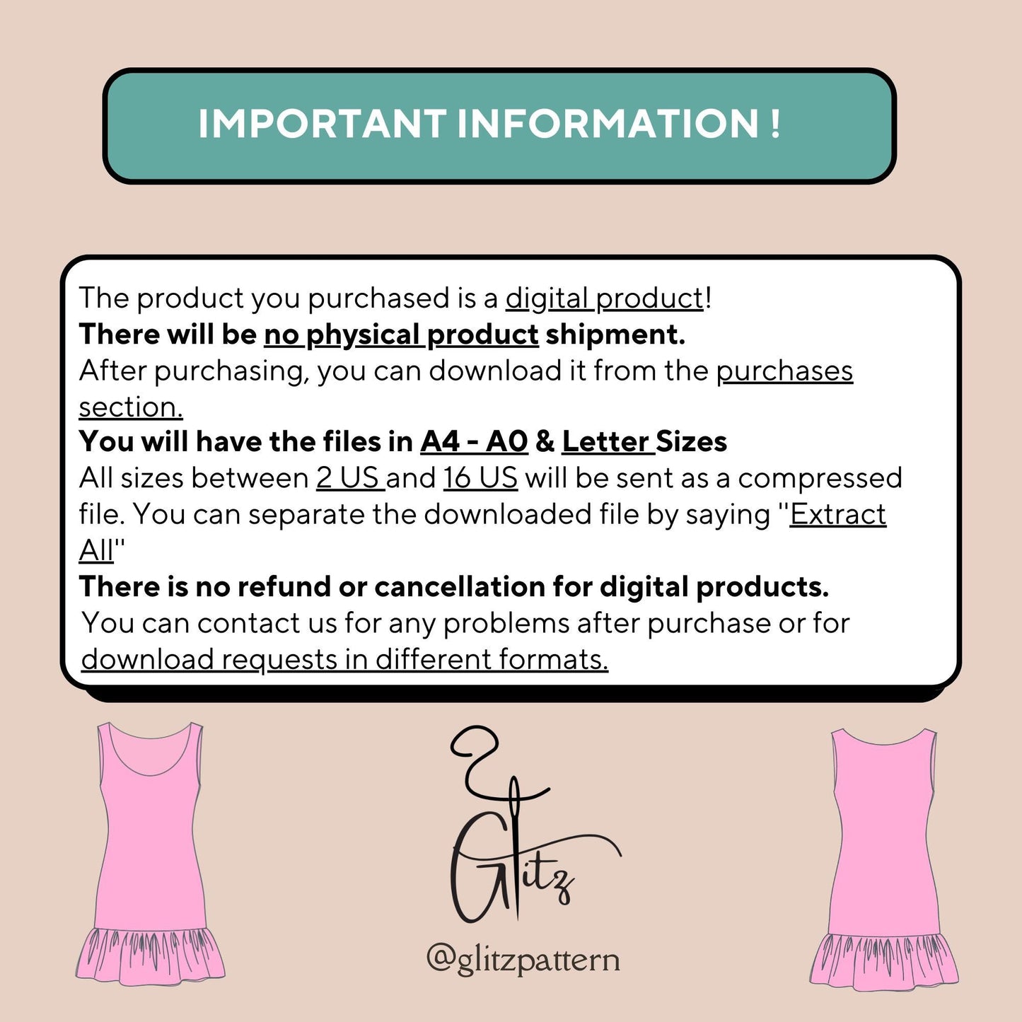 Mini Basic Dress Sewing Pattern, Casual Summer Dress Flounce Dress