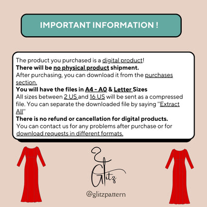 Boat Neck Long Sleeve Evening Dress Sewing Pattern Maxi Cocktail Dress Bridesmaid Dress