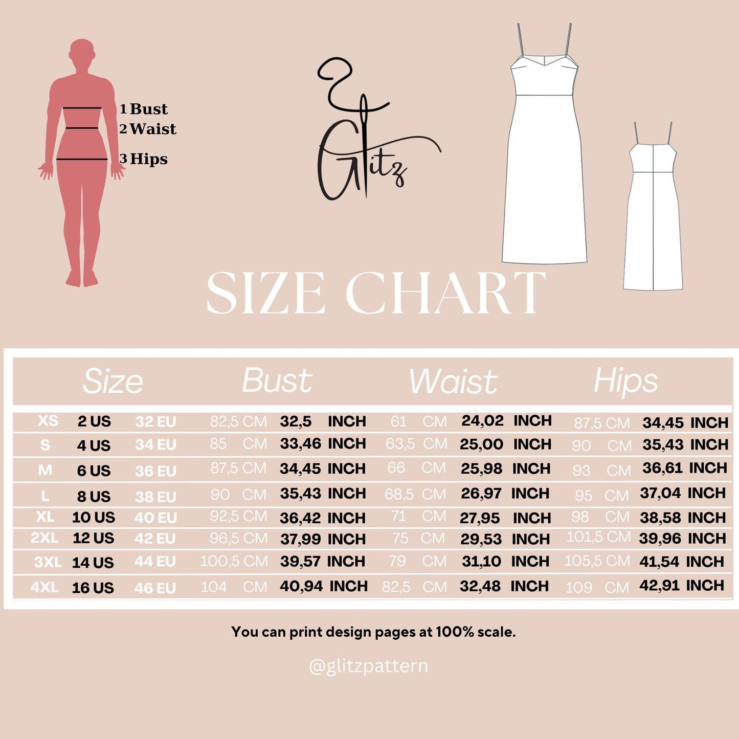 Spaghetti Strap V Neck A Line Midi Summer Dress Sewing Pattern Women Dress Pattern Easy Sewing Pattern Beginner Friendly