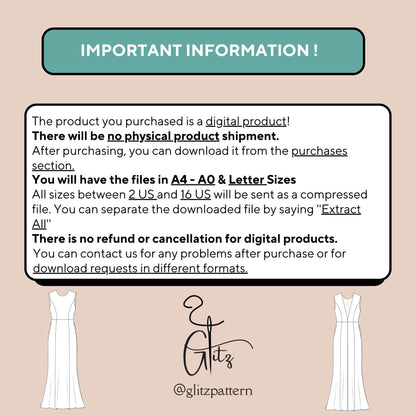 Backless Bridal Gown Sewing Pattern Open Back Evening Dress Mermaid Dress Pattern