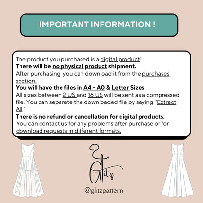 High-Low Wedding Dress Sewing Pattern | Digital PDF | Sleeveless Princess Seam Bridal Gown Prom Dress Ball Gown