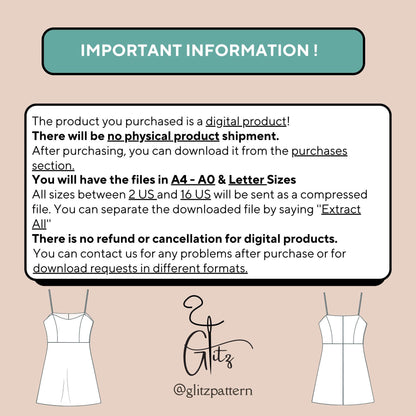 Spaghetti Straps Mini A Line Summer Linen Dress Sewing Pattern Easy Sewing Pattern