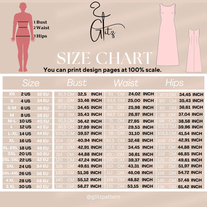 Alia Satin Maxi Evening Dress Sewing Pattern PDF Digital Pattern