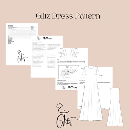 Sleeveless Linen Maxi Dress Long Summer Tent Dress Easy Dress Pattern PDF Digital Sewing Pattern