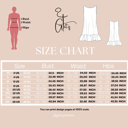 Mini Summer Dress Sewing Pattern Mini Cocktail Dress Pattern Flounce Dress